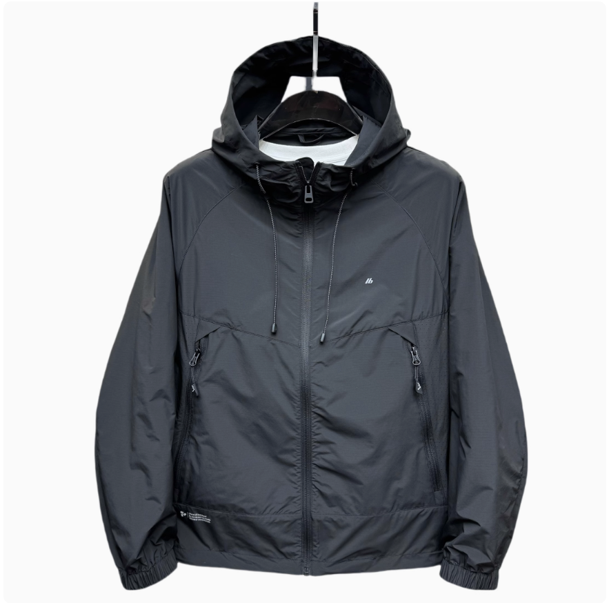 夏季防晒服男潮流痞帅美式工装夹克冲锋衣外套跑步运动速干防晒衣